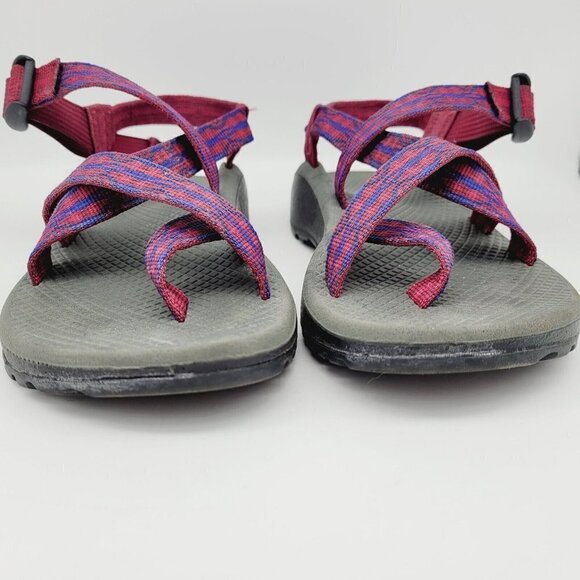 Chaco Z Cloud 2 Berry Anemone Sandals Size 7 Hiking Water Shoes Women Pink Blue - Picture 3 of 10